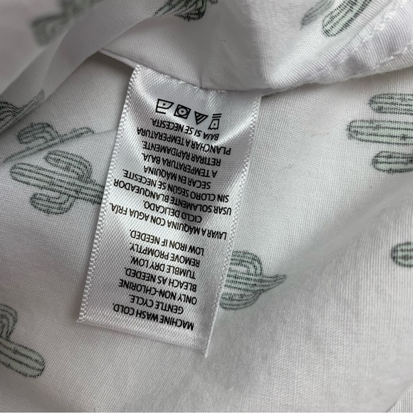 George Men's Slim Fit Cactus Print Button Down Shirt Size XS (30-32) NWT - Picture 7 of 11